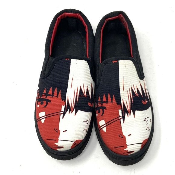 Funimation Tokyo Ghost Slip On Sneakers Shoes Men Sz 6 Women Sz 7.5 - Picture 2 of 5